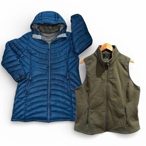 L.L. Bean Women’s 1X Plus Outdoor Jacket Bundle